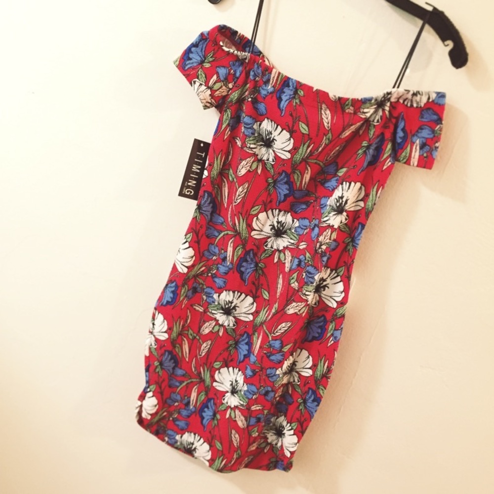 Summer Flora Bodycon Dress